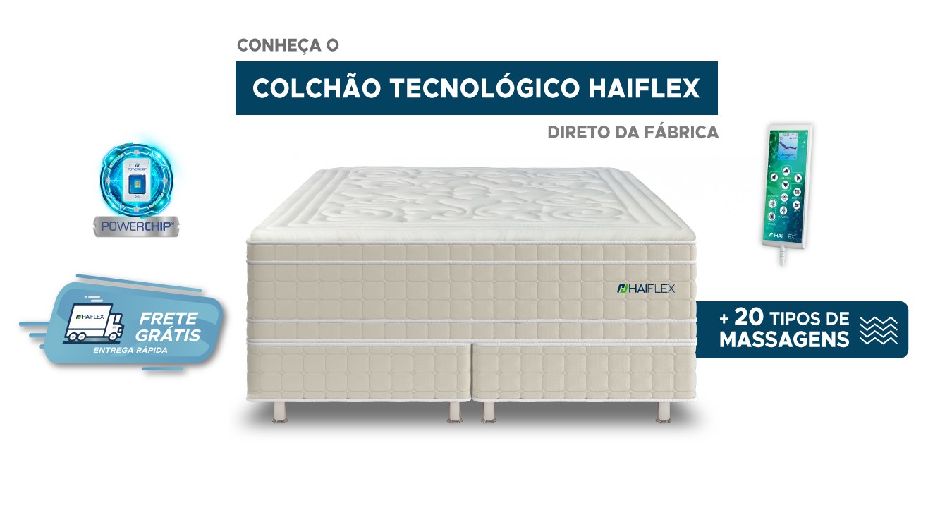 Conheça o Colchão Tecnológico Haiflex